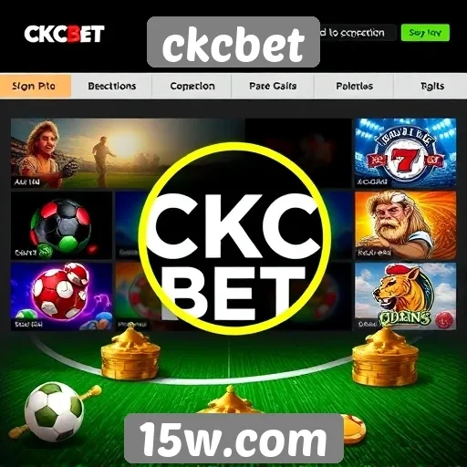 Opções de jogos disponíveis no site ckcbet